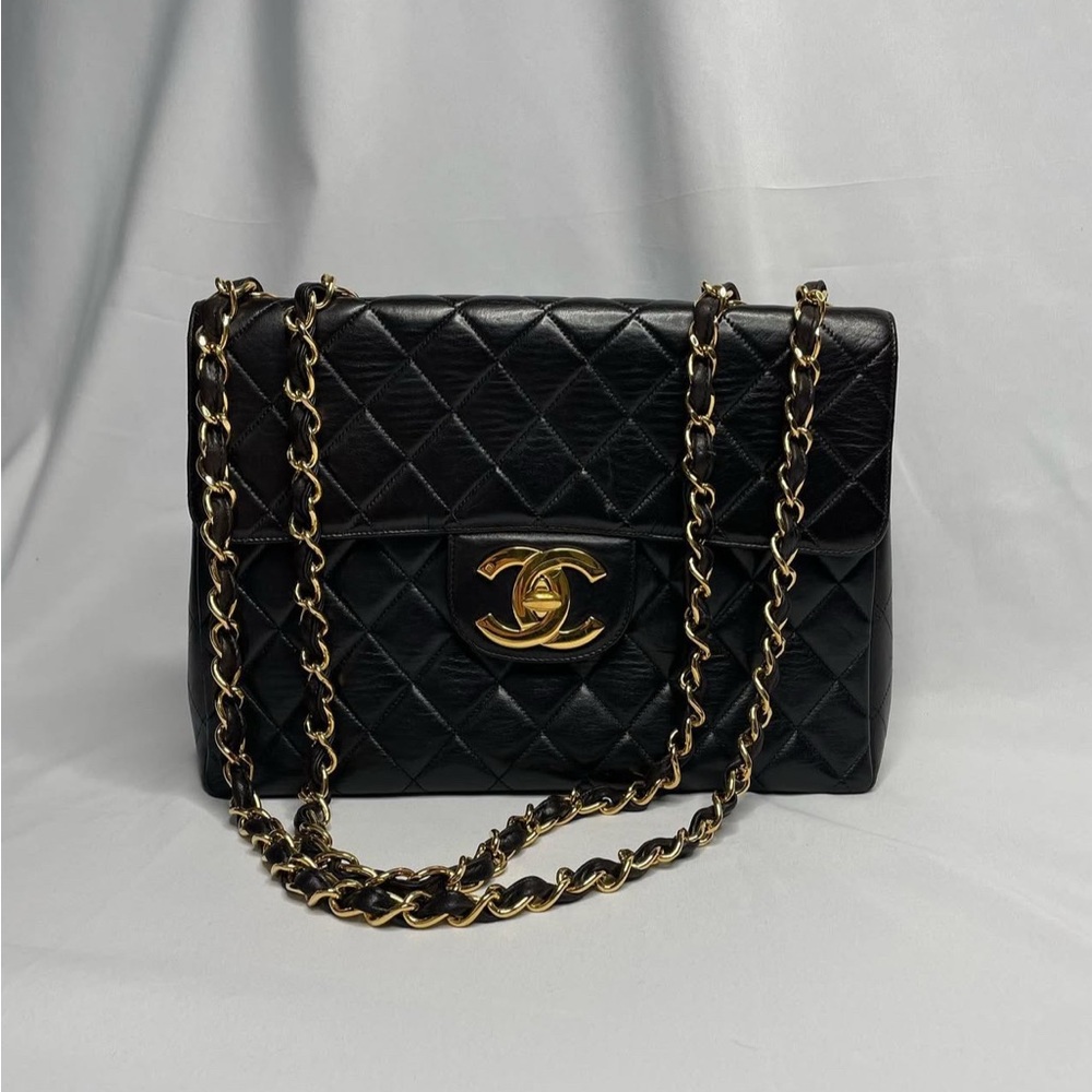 Chanel Black Jumbo 24k